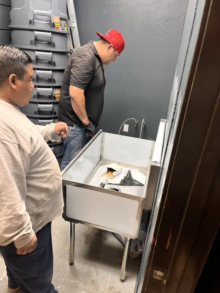 Commercial plumbing and sink installation in Fountainhead
